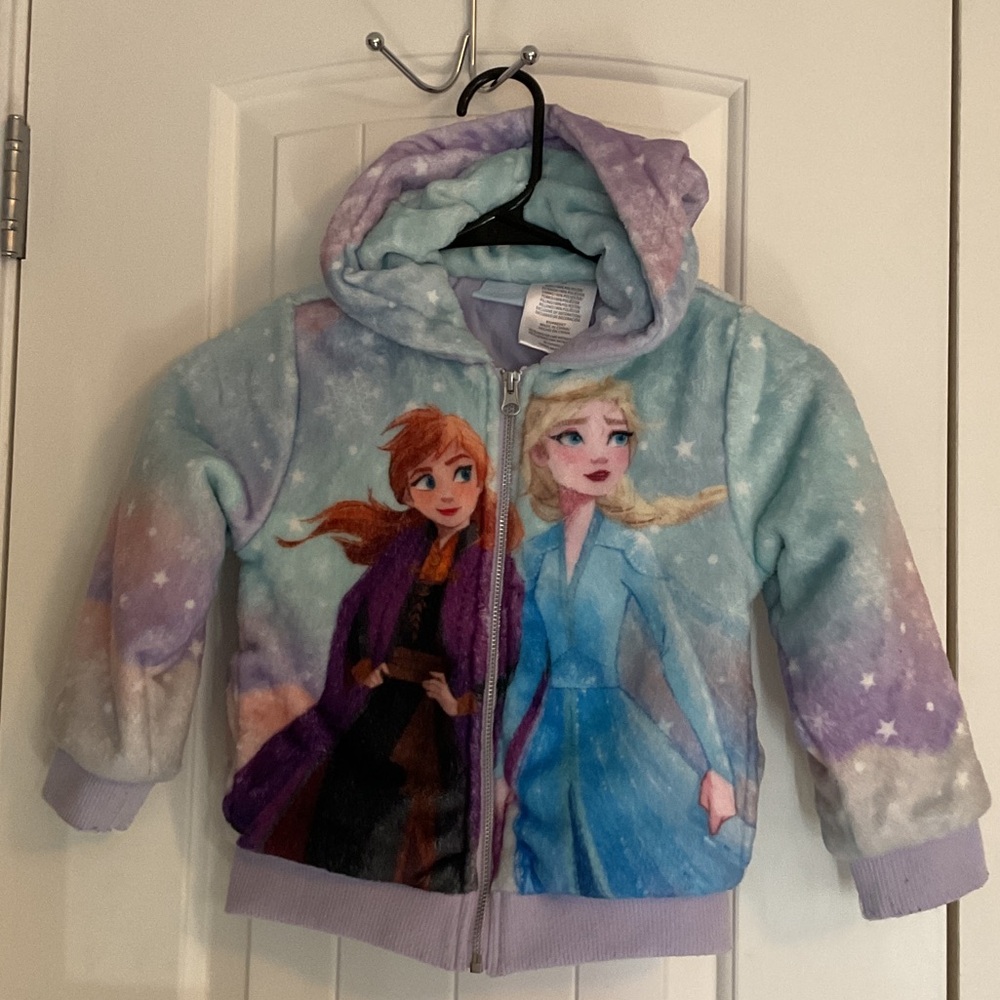 Disney Frozen Kids Jacket - Blue and Purple